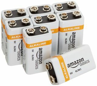 AmazonBasics 9 Volt alkaliske batterier 