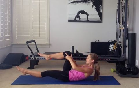 Jessica Valant pilates treningsvideo